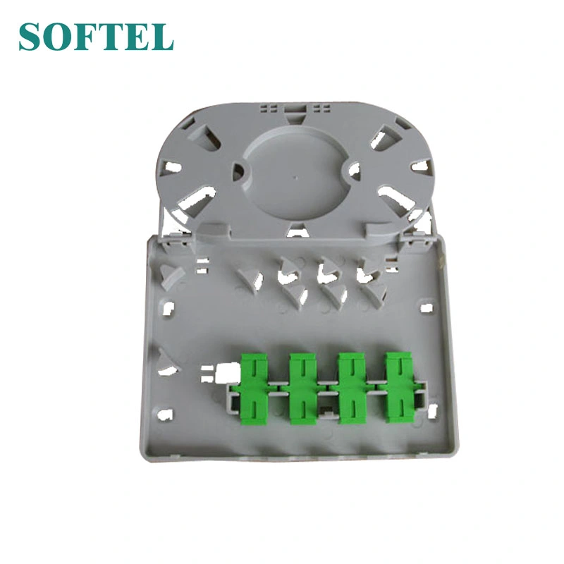 Fiber Optic 4 Cores Wall Mount 4core FTTH Fiber Optic Cable Terminal Box/Distribution Box