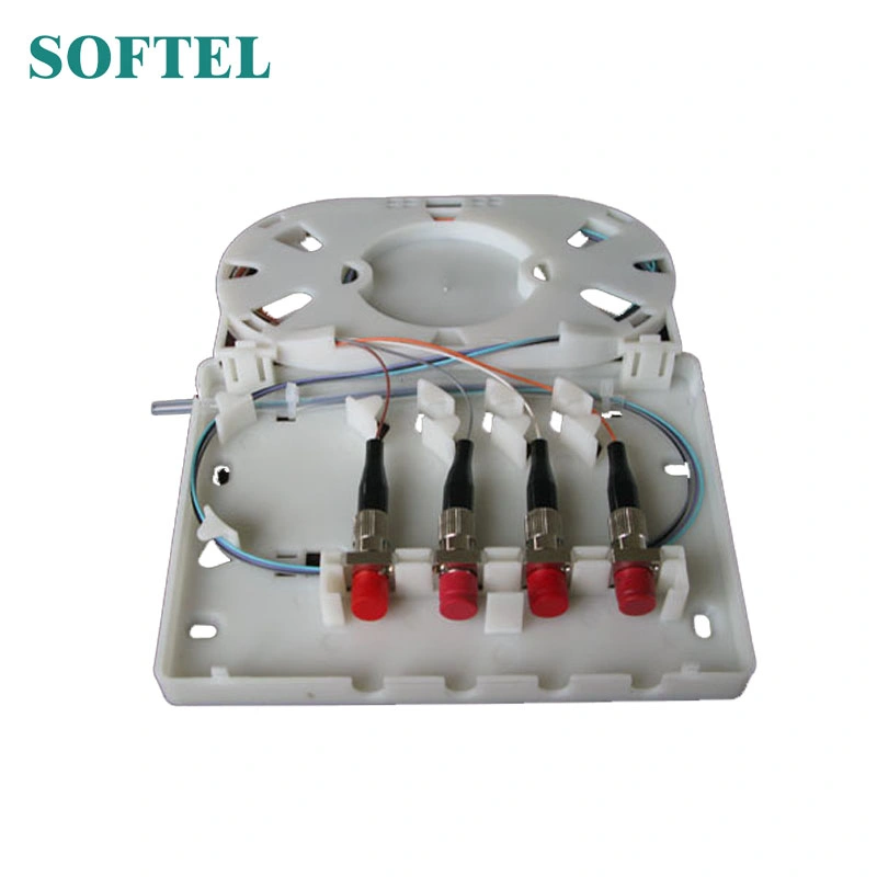 Fiber Optic 4 Cores Wall Mount 4core FTTH Fiber Optic Cable Terminal Box/Distribution Box